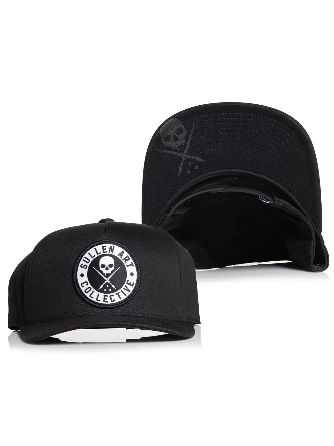 Boh Curved Snapback - Black/White