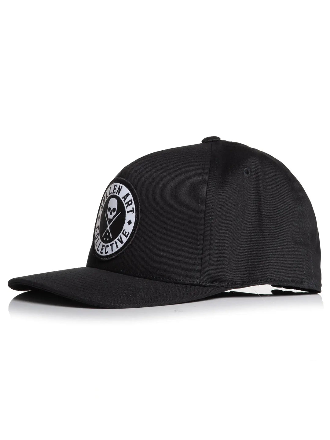 Boh Curved Snapback - Black/White