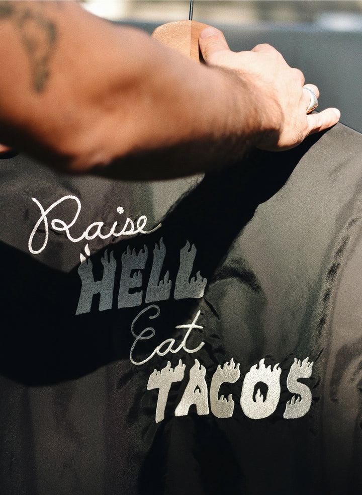 Raise Hell Eat Tacos Jacket