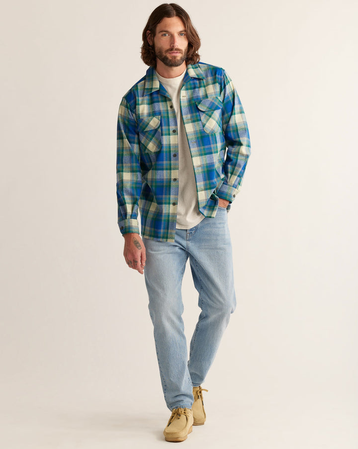 Plaid Board Shirt - Blue/Green