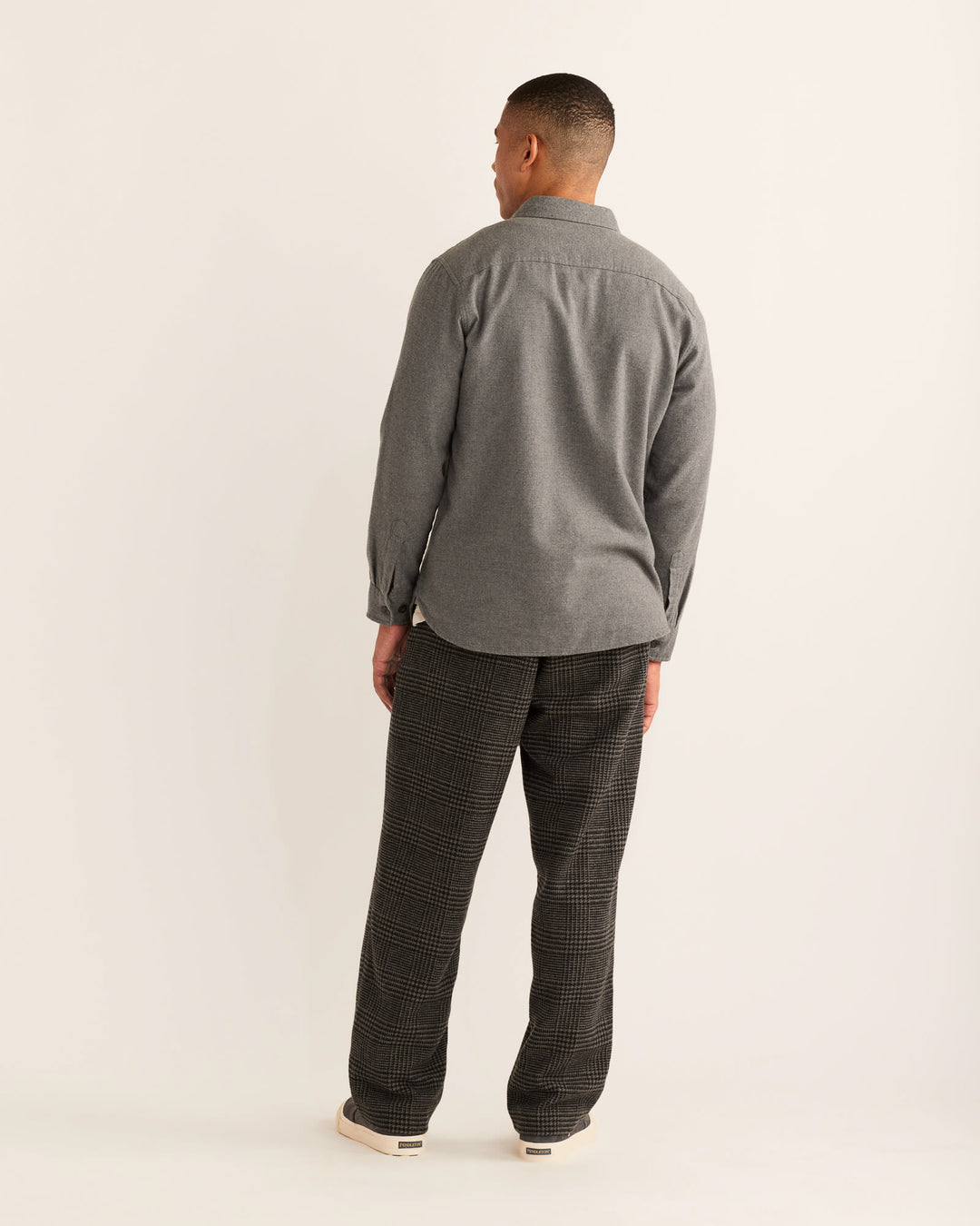 Burnside Flannel Shirt - Charcoal Heather