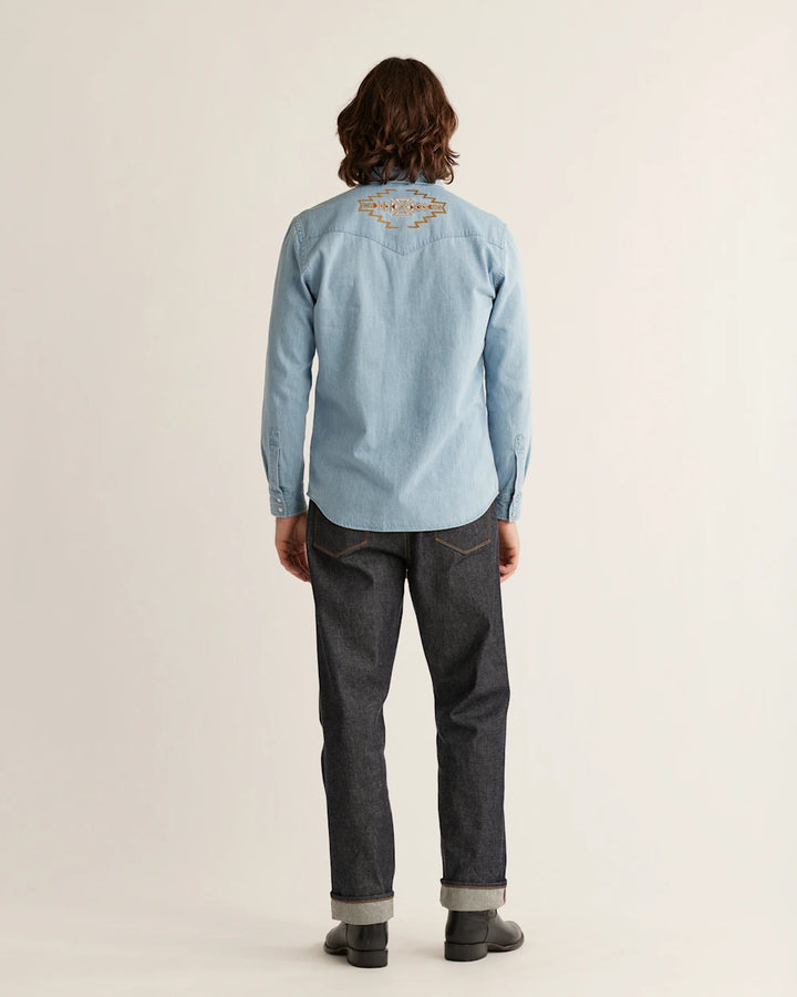 Chandler Embroidered Denim Shirt