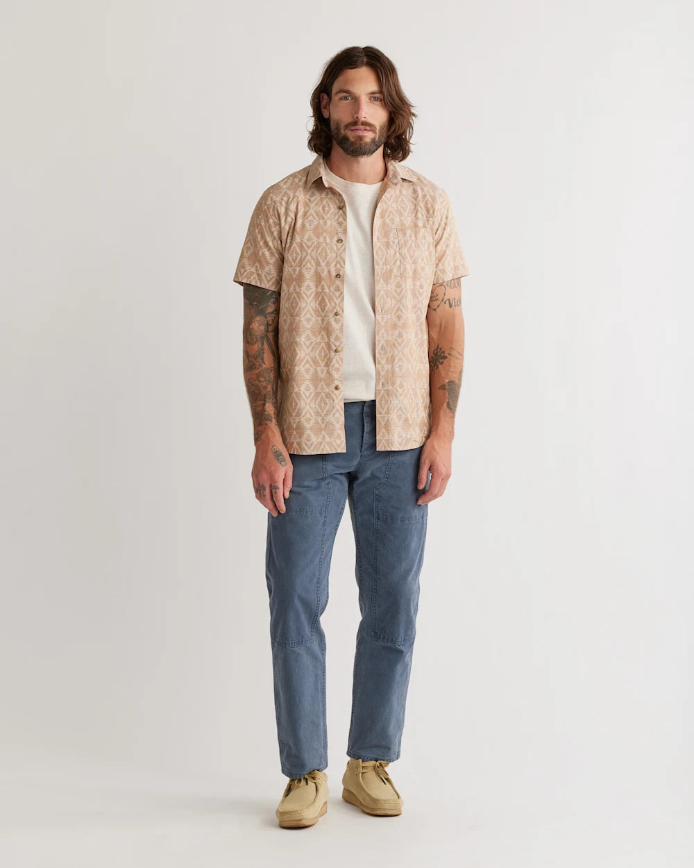Deacon Chambray Shirt - Brown Peak Raptor