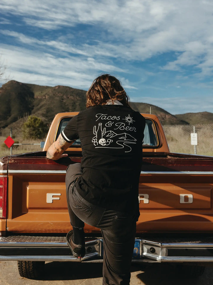 Tacos &amp; Beer Casual Button Down