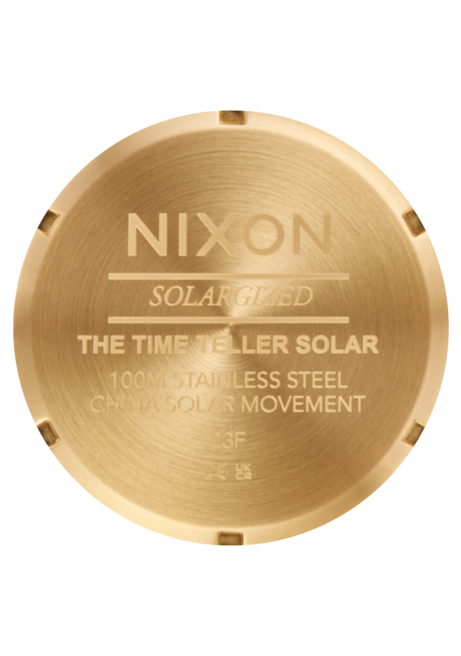 Time Teller Solar - All Gold &amp; Black