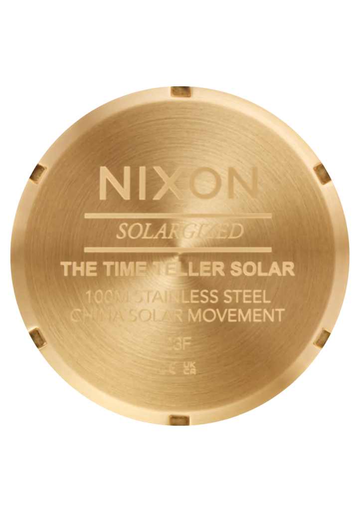 Time Teller Solar - All Gold &amp; Black