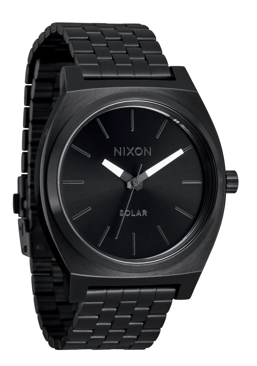 Time Teller Solar - All Black &amp; White