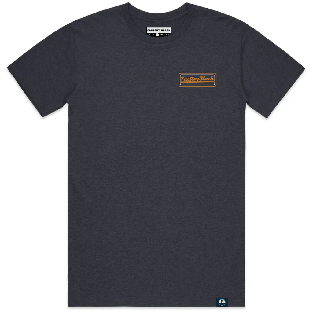 Double Square T-Shirt - Navy Heather