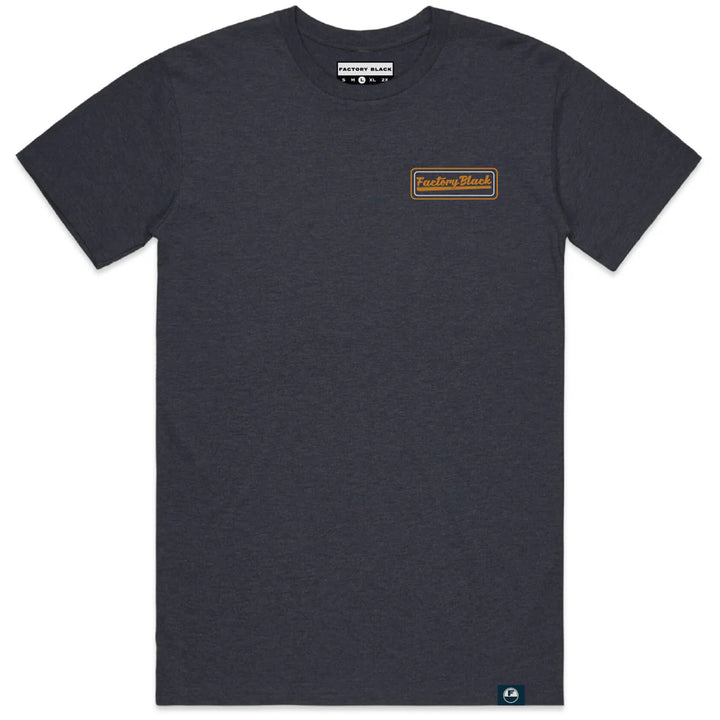 Double Square T-Shirt - Navy Heather