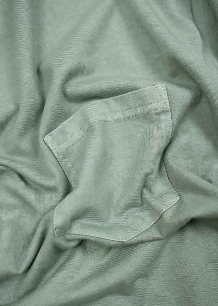 Faded Pocket Tee - Green