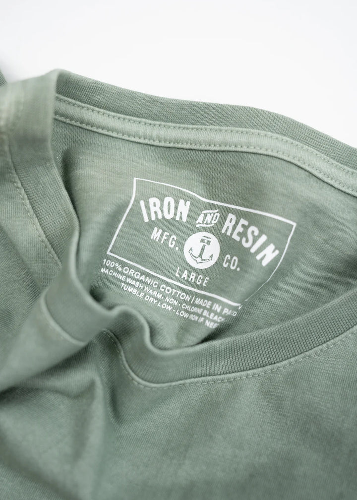 Faded Pocket Tee - Green