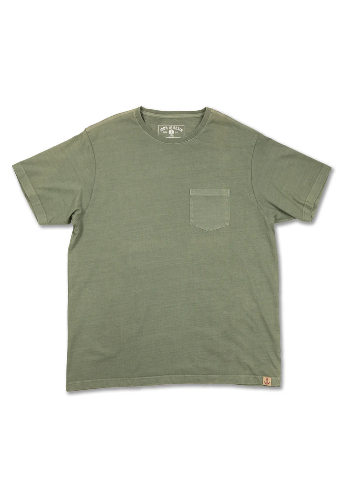 Faded Pocket Tee - Green