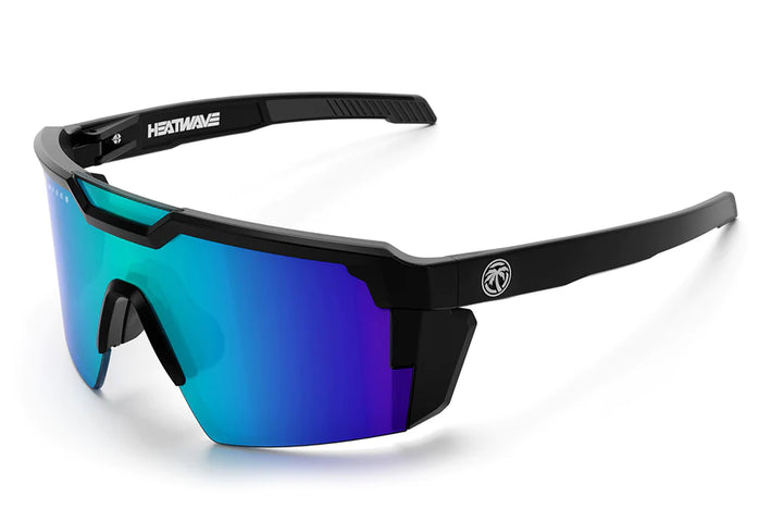 Future Tech Sunglasses Black - Galaxy Blue Polarized Z87+