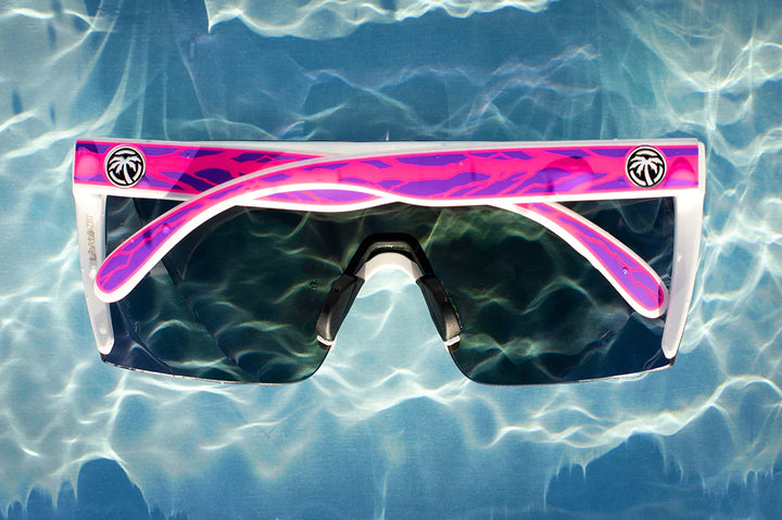 Lazer Face Sunglasses White Frame Jet Ski Customs Z.87