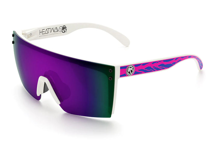 Lazer Face Sunglasses White Frame Jet Ski Customs Z.87