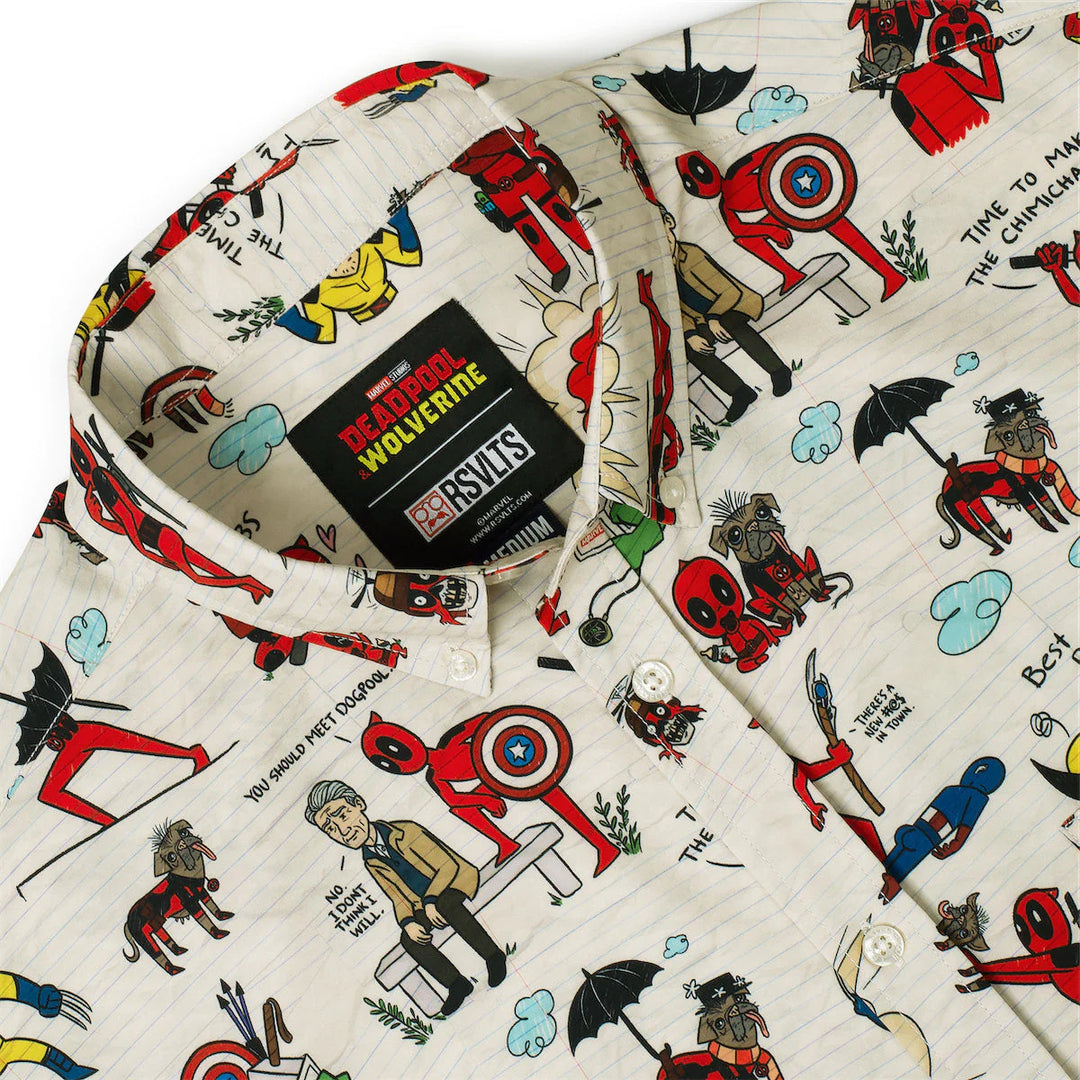 Deadpool &amp; Wolverine "Wades World" Kunuflex Short Sleeve Shirt