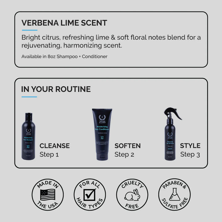 Moisturizing Hair Shampoo + Conditioner Set