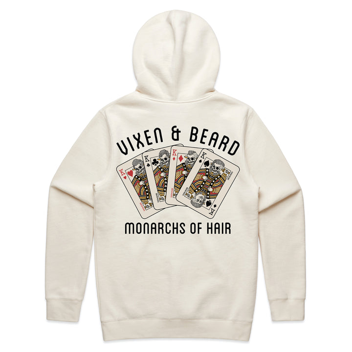 Monarchs of Hair Hoodie  - Cream