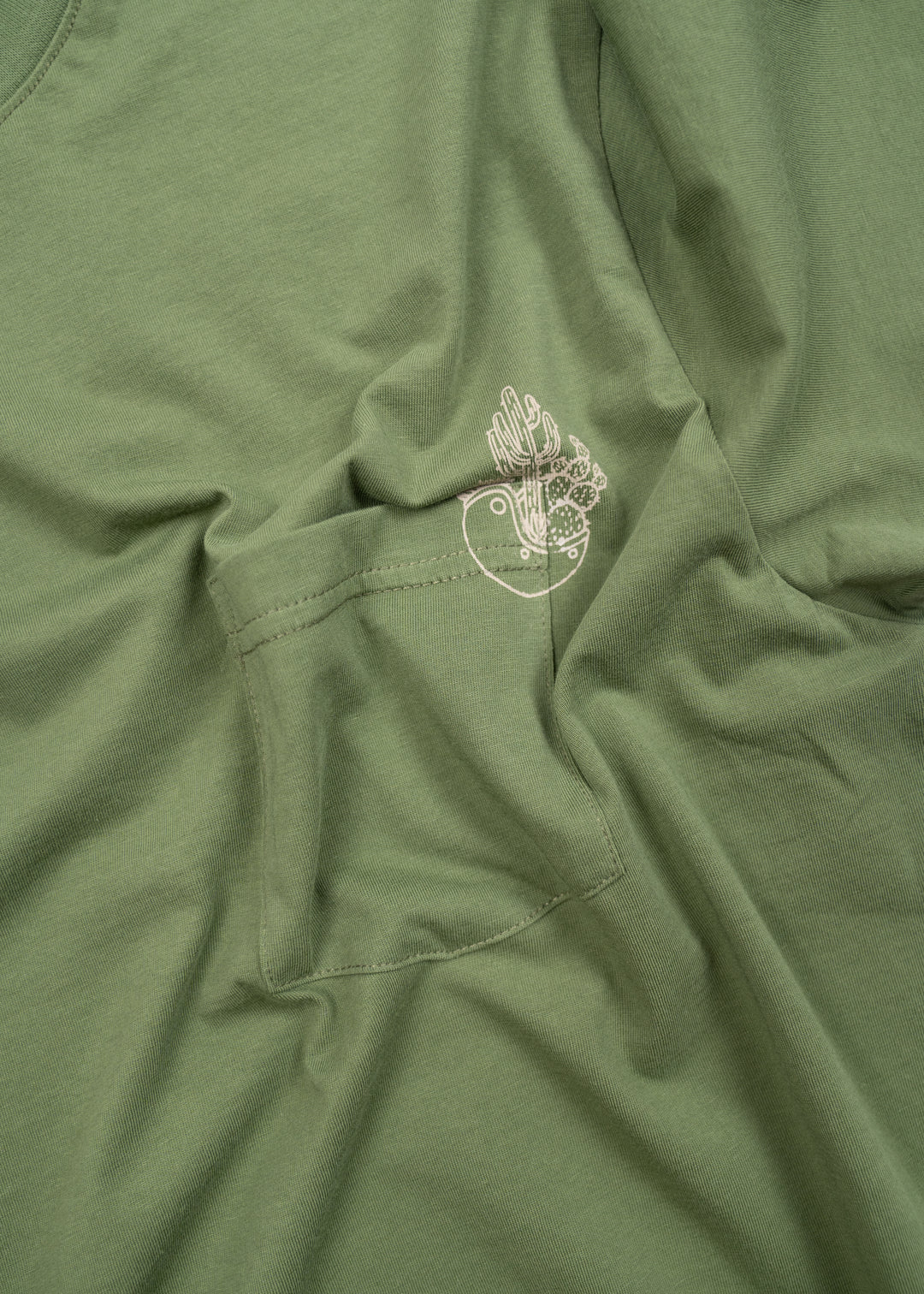 On The Road Pocket Tee- Green