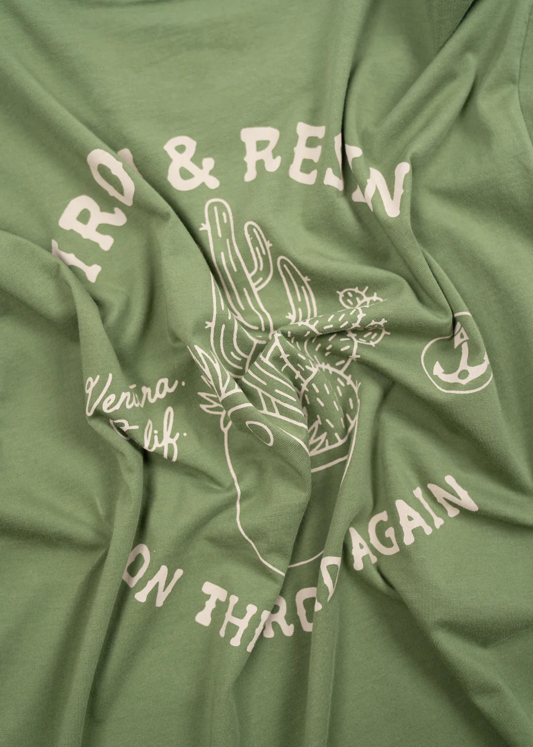 On The Road Pocket Tee- Green