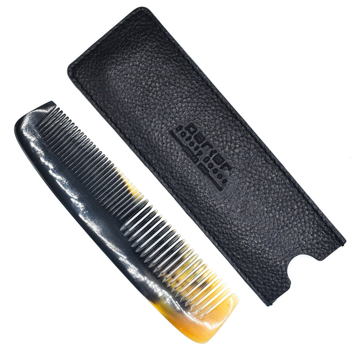 Ox Horn Pocket Comb &amp; Case