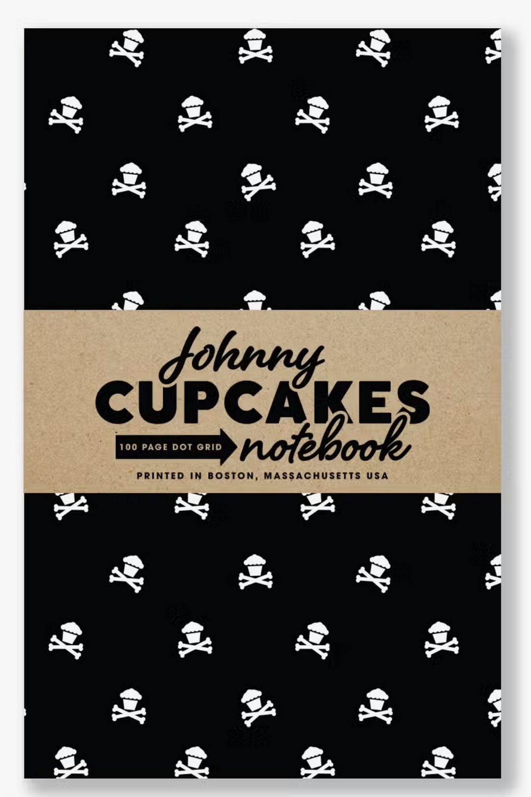 Mini Crossbones Notebook - 100 Page Dot Grid