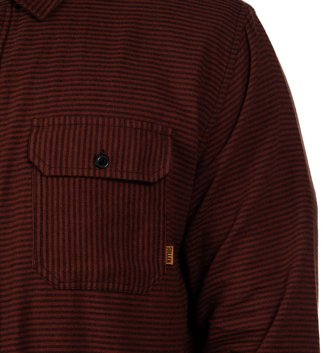 Stripe Flannel - Rust/Black