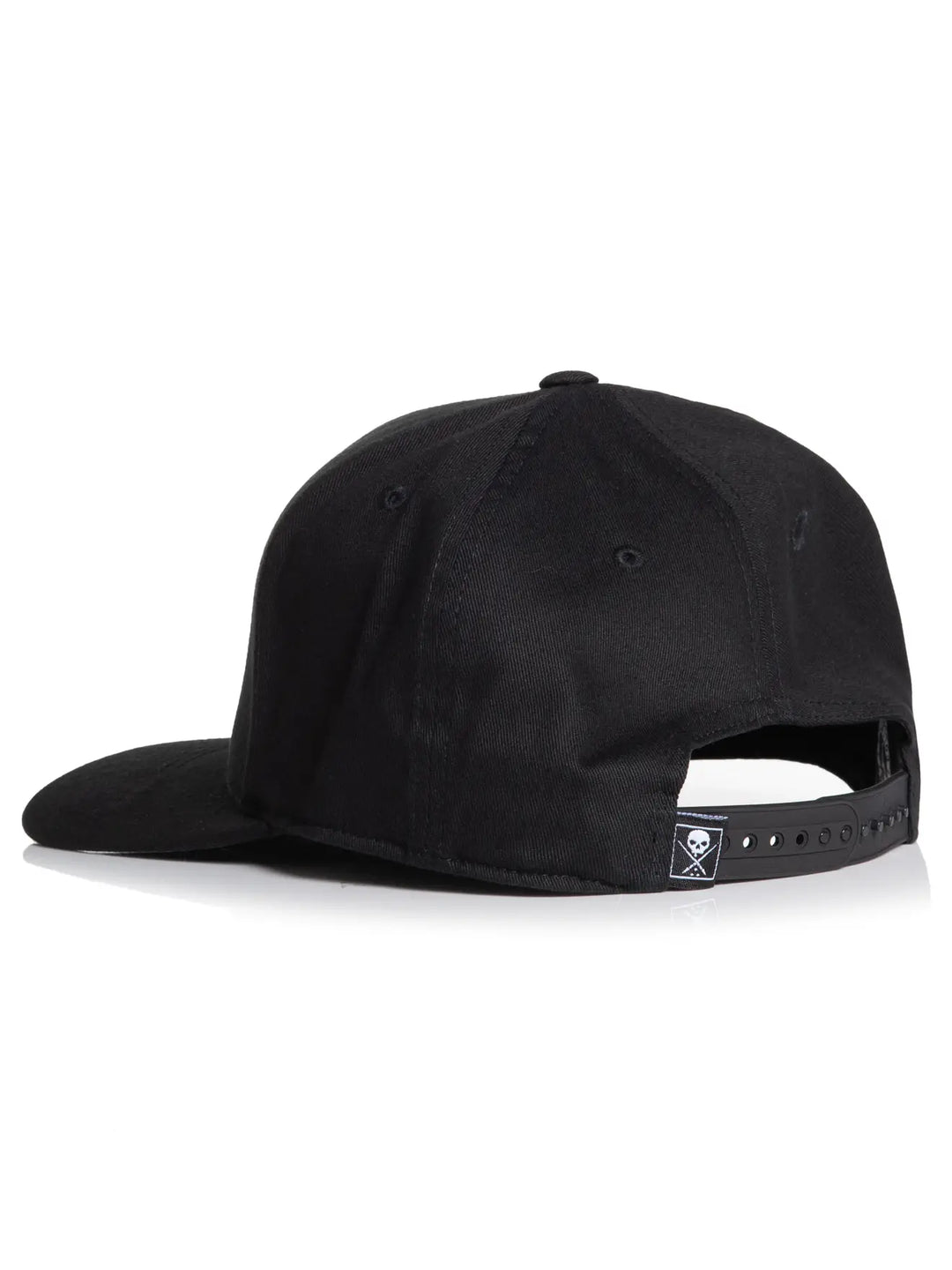 Boh Curved Snapback - Black/White