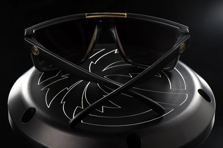 Quatro Sunglasses Black &amp; Gold