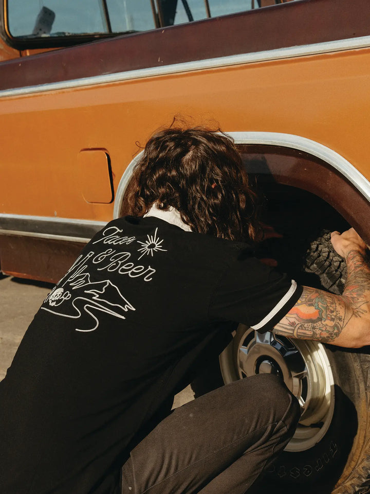 Tacos &amp; Beer Casual Button Down