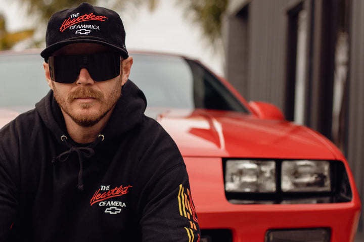 Chevrolet Heart Beat of America Hat - Black/RED