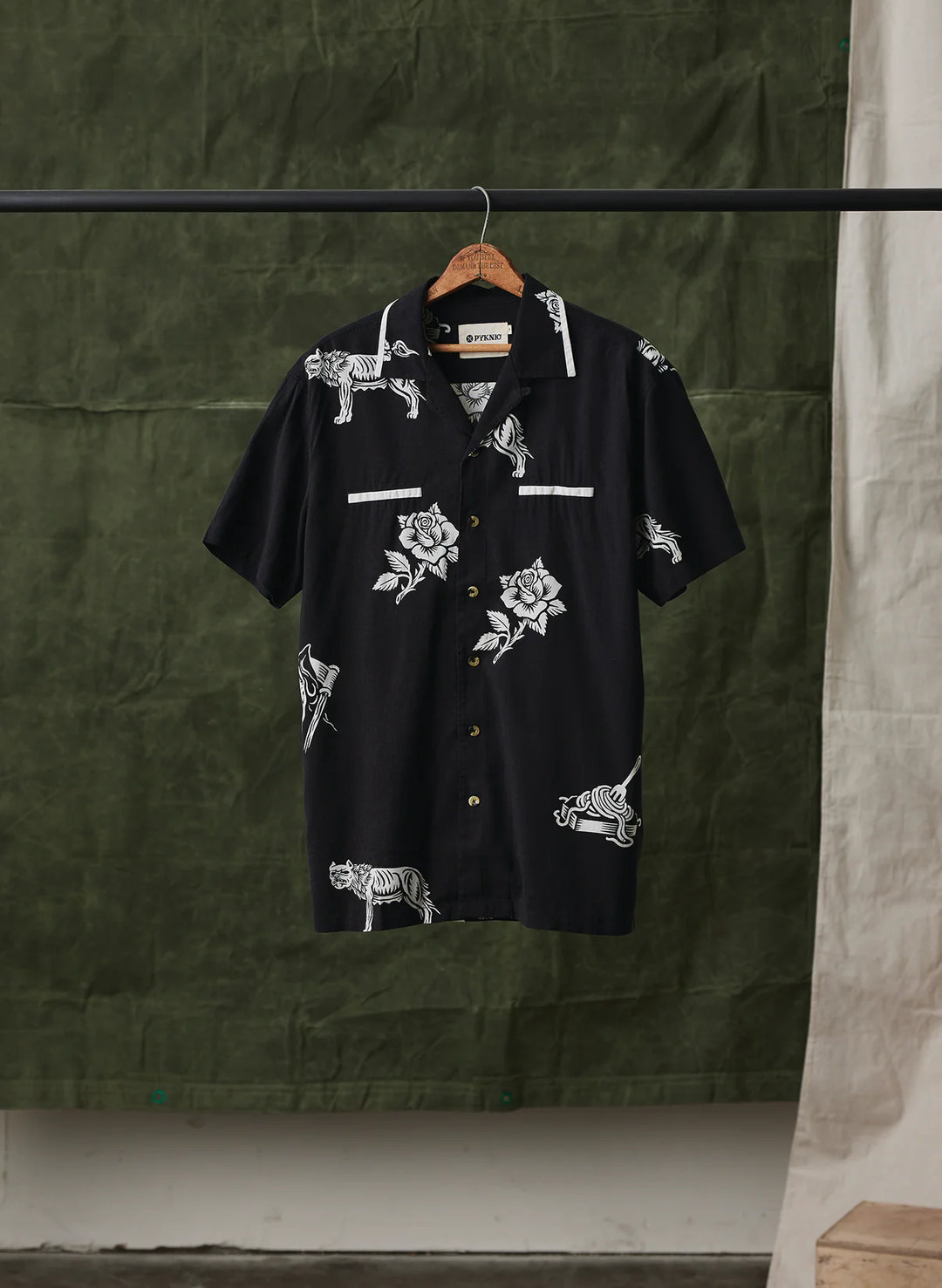 Pasta La Vista Italian Food Button-Up