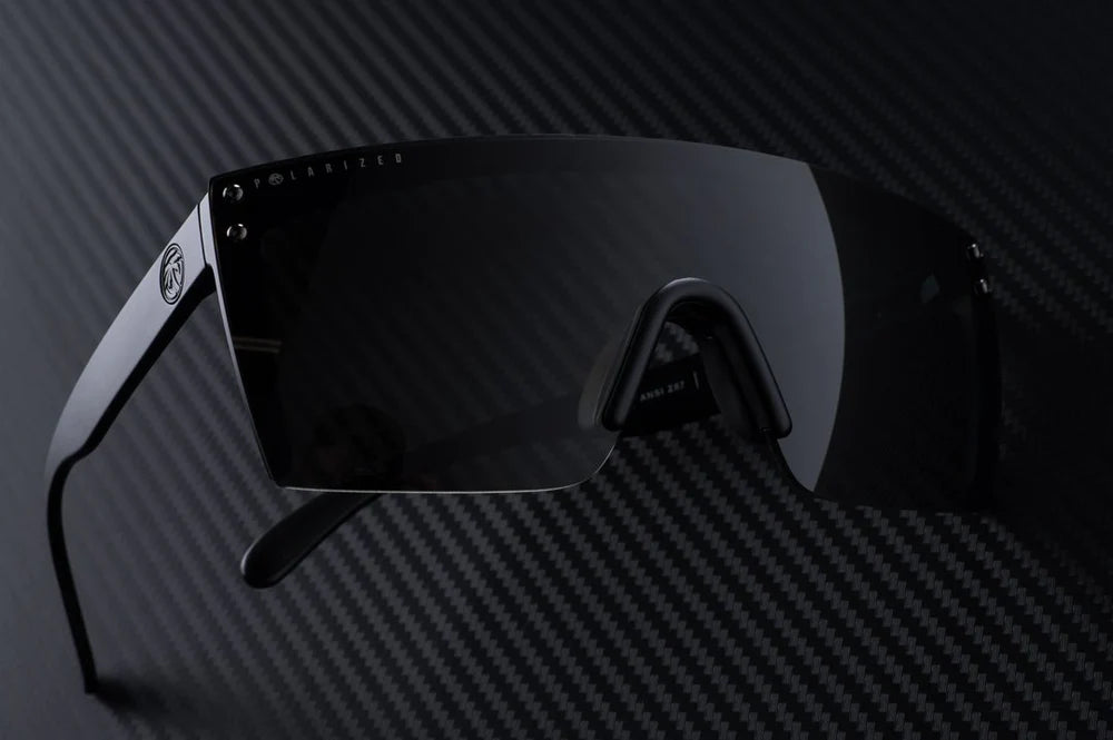 Lazer Face Sunglasses Black Polarized Z.87