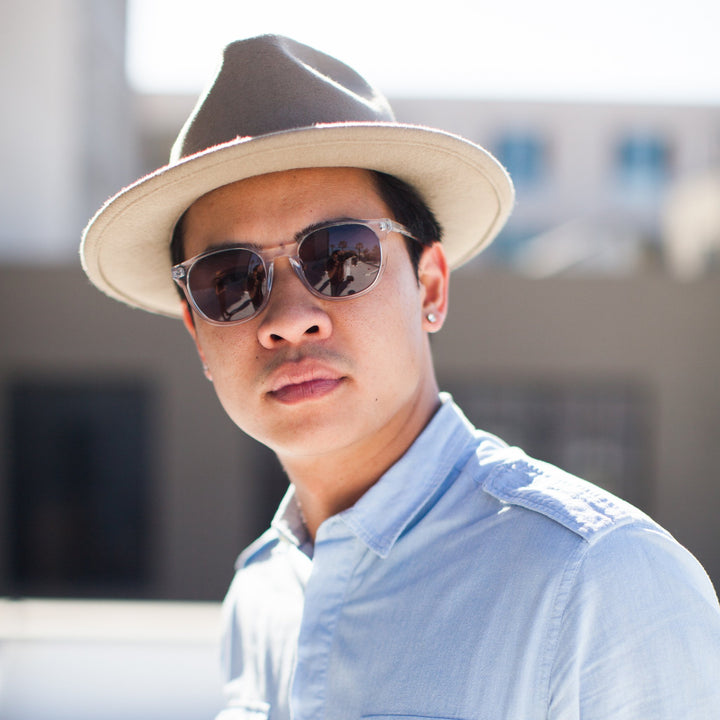 Yellow 108 Luke Fedora - Putty