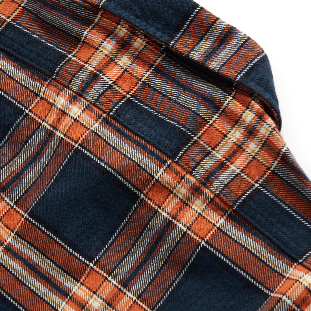 The Ledge Shirt in Rust Plaid