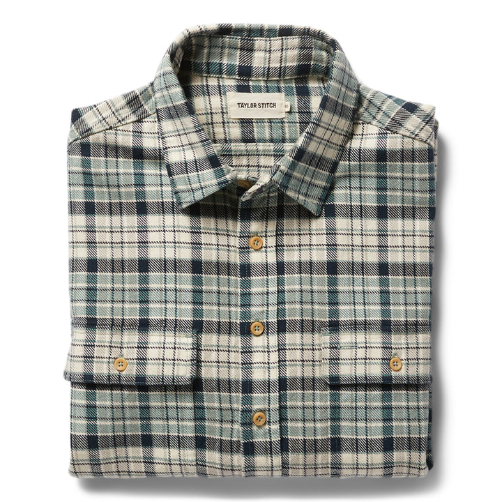 The Ledge Shirt in Blue Plaid