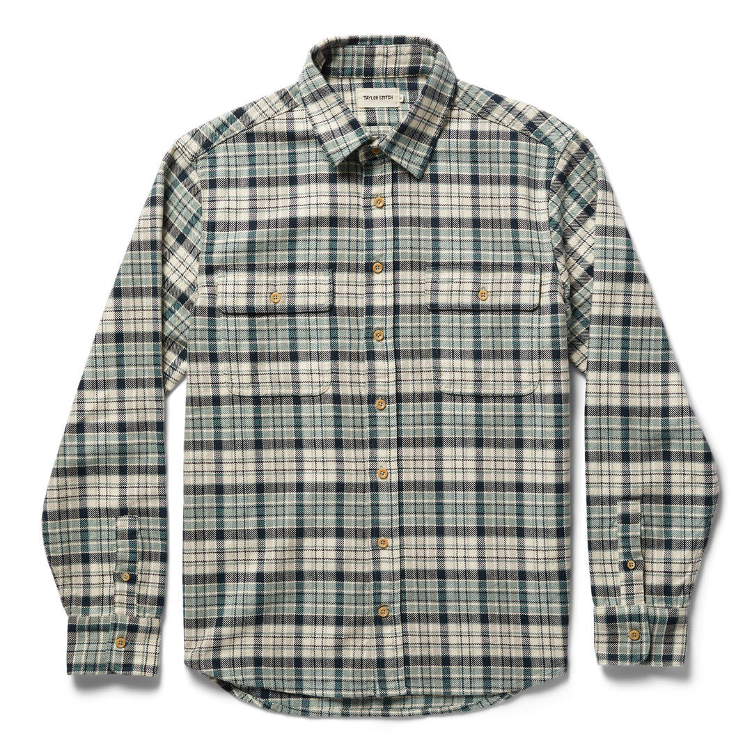 The Ledge Shirt in Blue Plaid