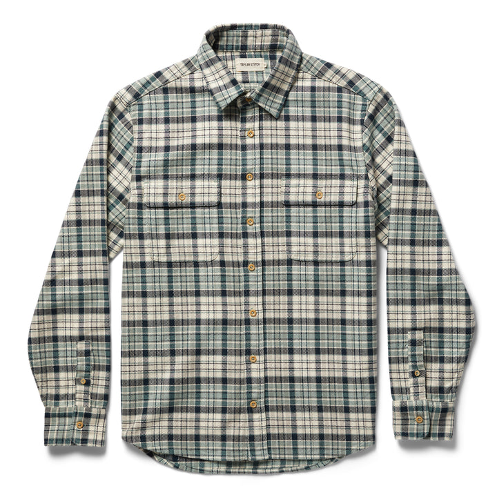 The Ledge Shirt in Blue Plaid