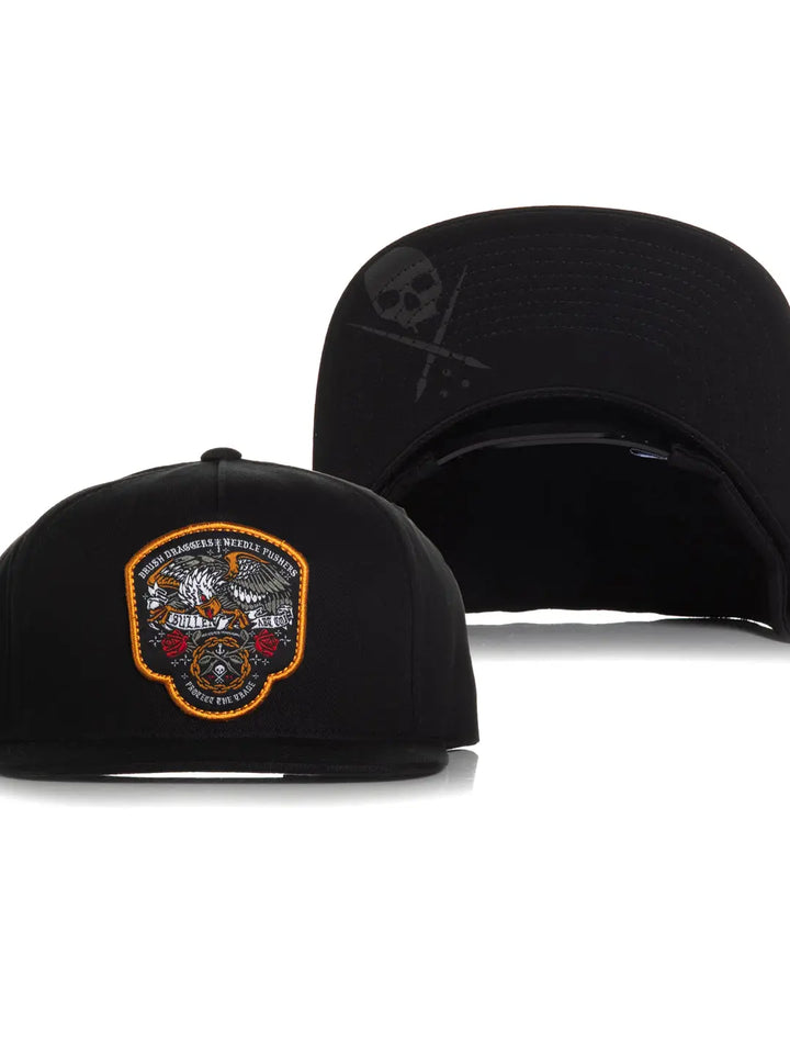 Defender Snapback Black