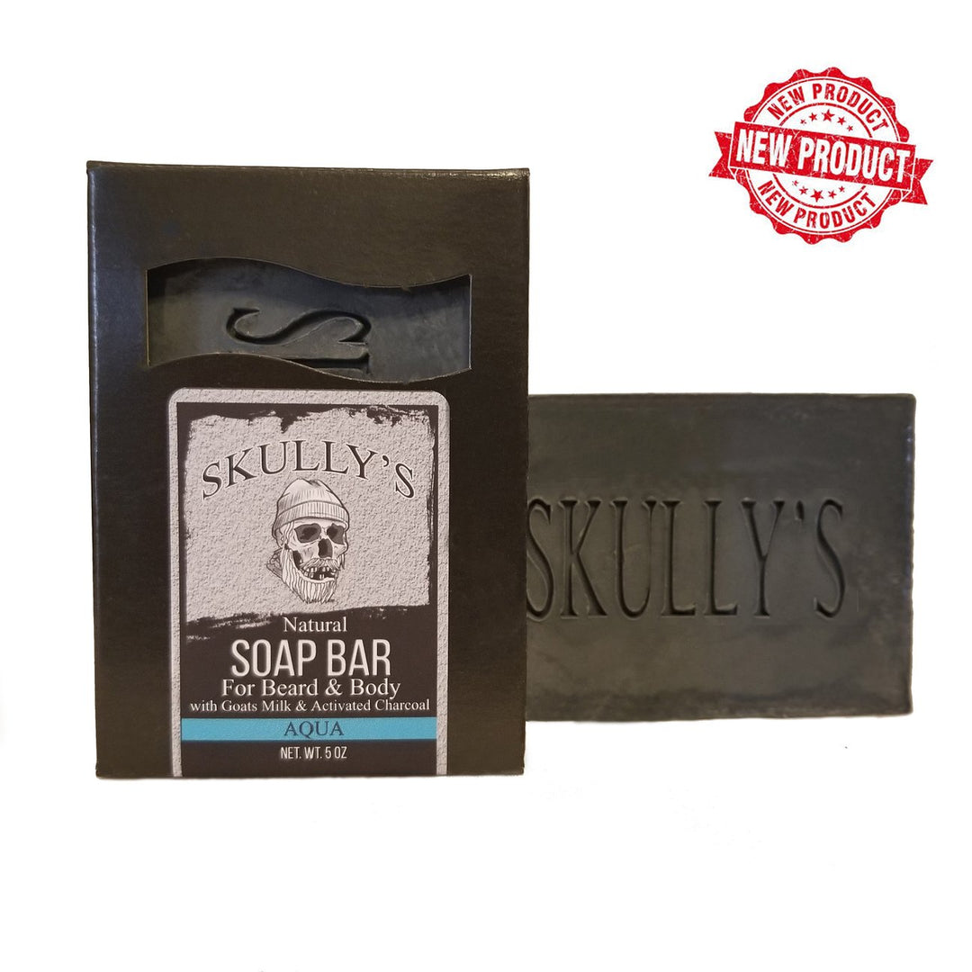 Aqua Beard &amp; Body Charcoal Soap Bar