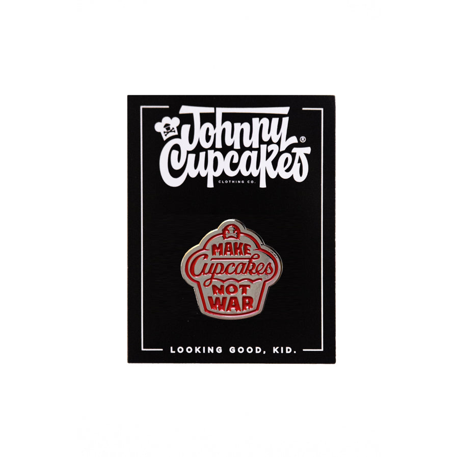 War Red Enamel Pin