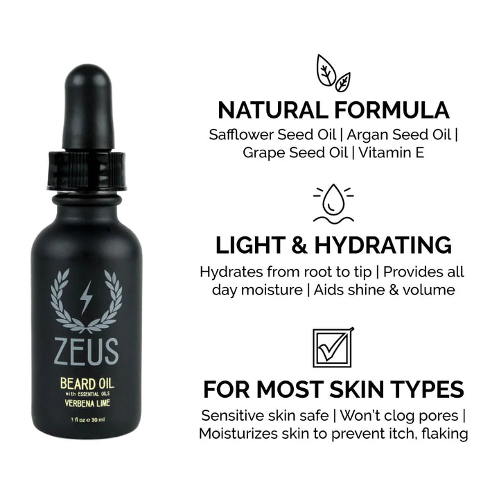 Deluxe Beard Care Kit - Verbena Lime
