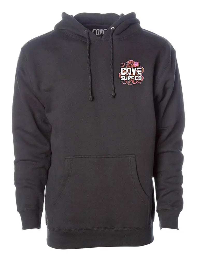 Diver Octopus Hoodie - Black