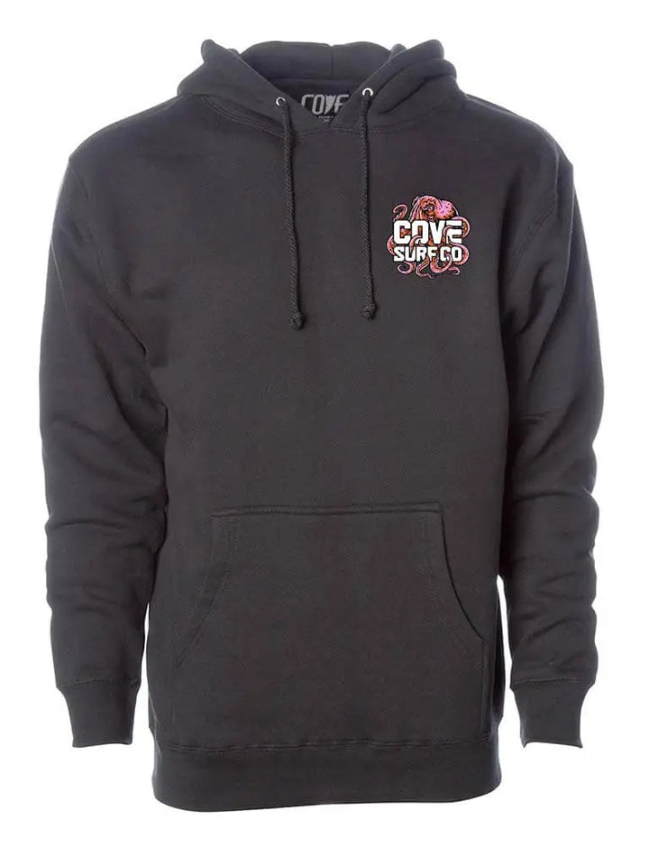 Diver Octopus Hoodie - Black