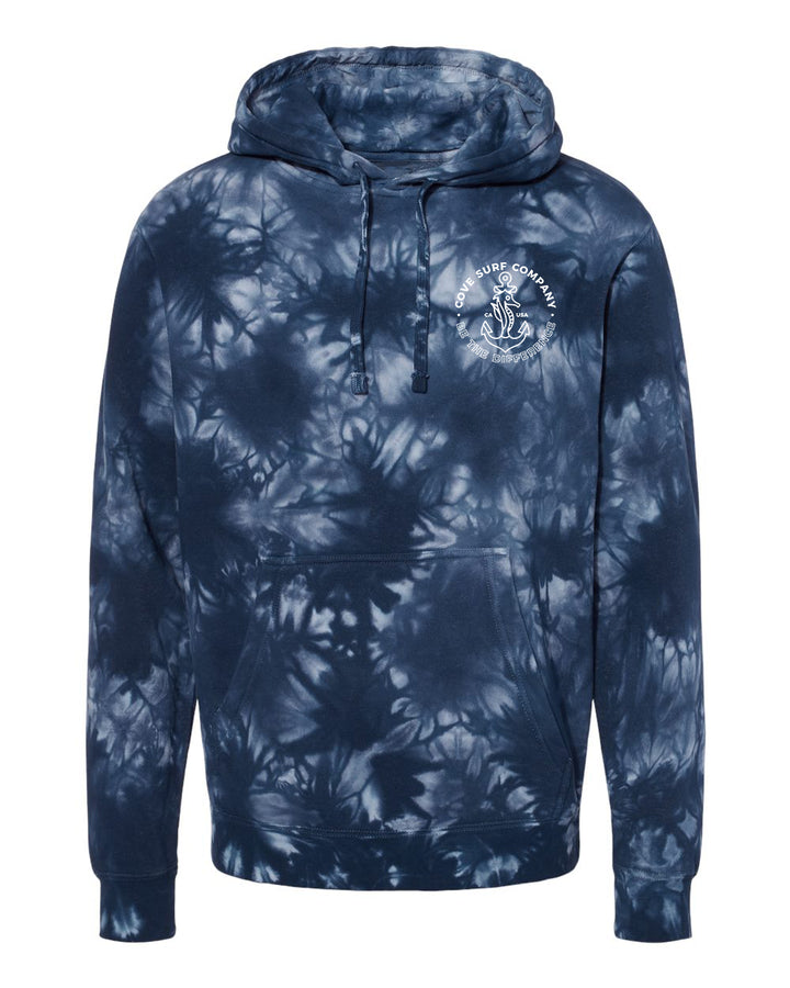 Seahorse Tie-Dye Hoodie - Navy