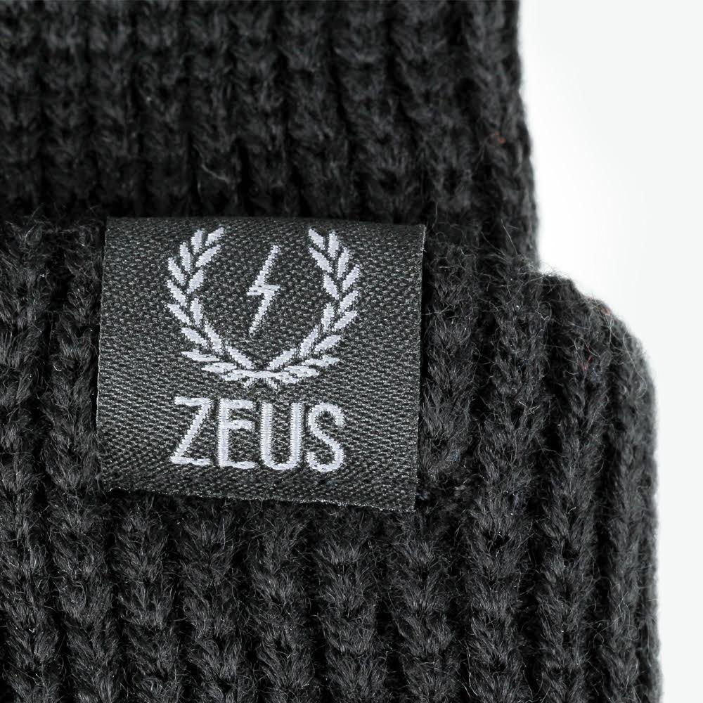 Ribbed Knit Beanie - Black