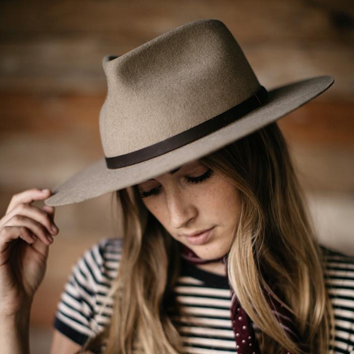 Yellow 108 Dylan Fedora - Putty