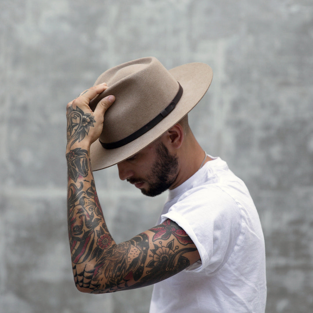Yellow 108 Dylan Fedora - Putty