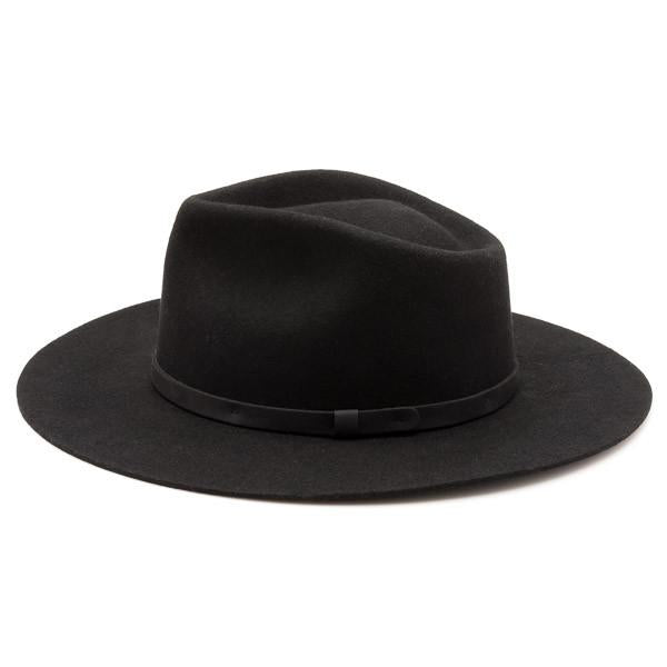Yellow 108 Dylan Fedora - Black