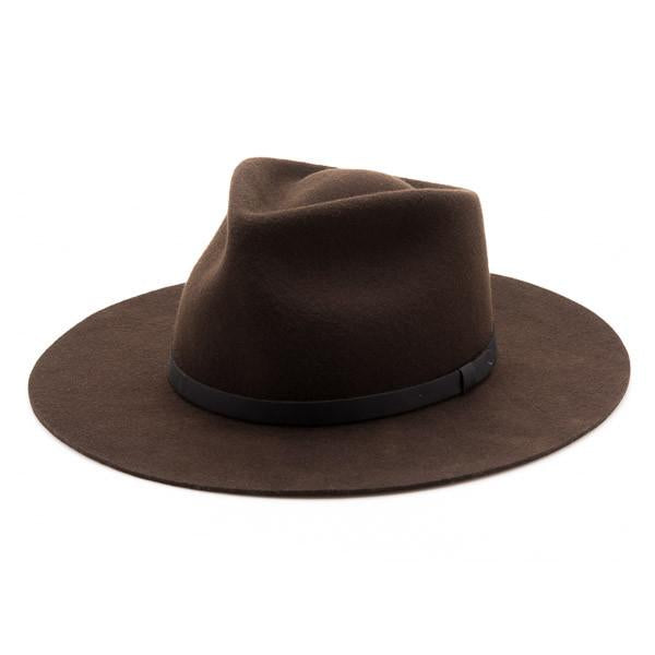 Yellow 108 Dylan Fedora - Dark Brown